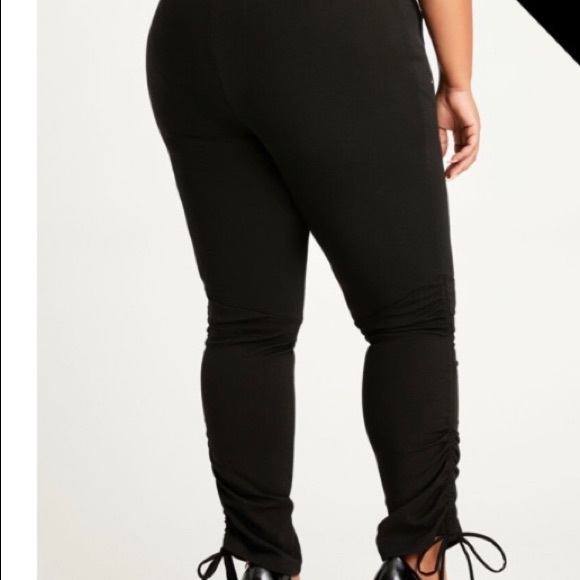 NWOT Ruched drawstring pants - Picture 1 of 5